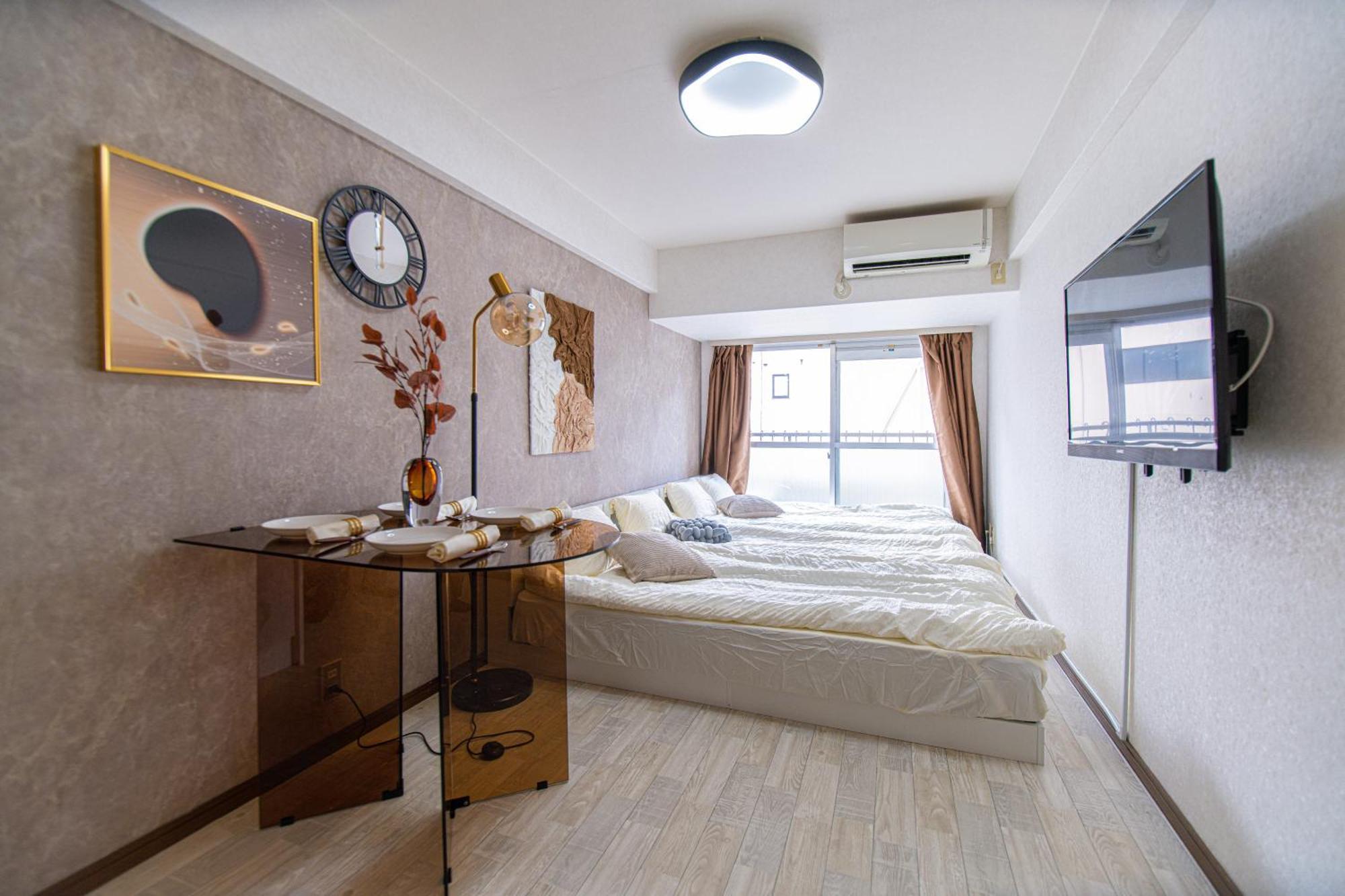 Aparthotel G59a新宿最中心 東新宿站5分-shinjuku Center 5 Mins To Station, Max 3 直达新宿 涉谷 表参道 池袋 上野 代代木 银座 原宿